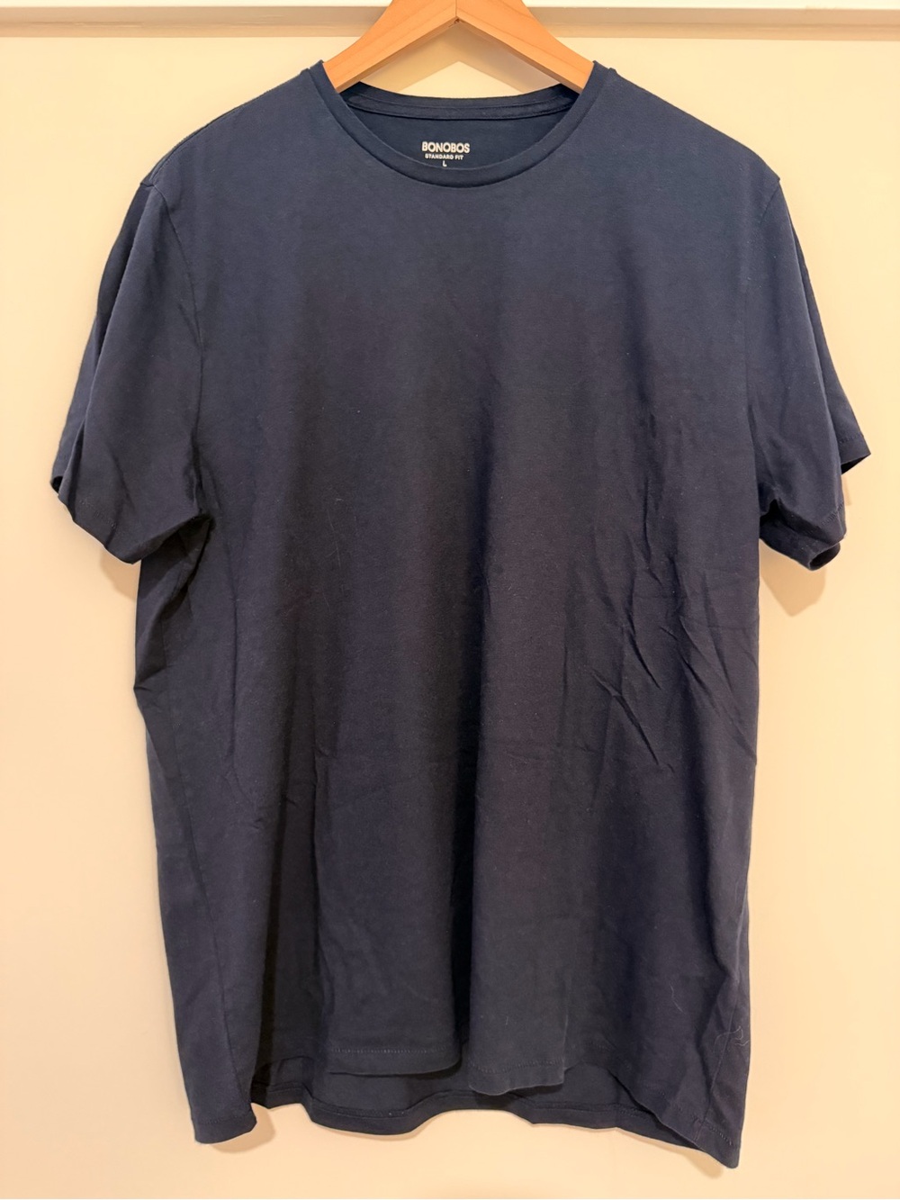 Bonobos Short-Sleeve Crewneck T-Shirt in Navy Blue